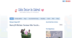 Desktop Screenshot of cakedecorcairns.com